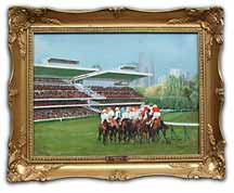 Longchamp - Oil painting by Harry Nance